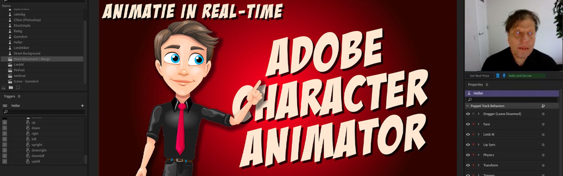 2D animatie karakters tot leven brengen met "Character Animator"